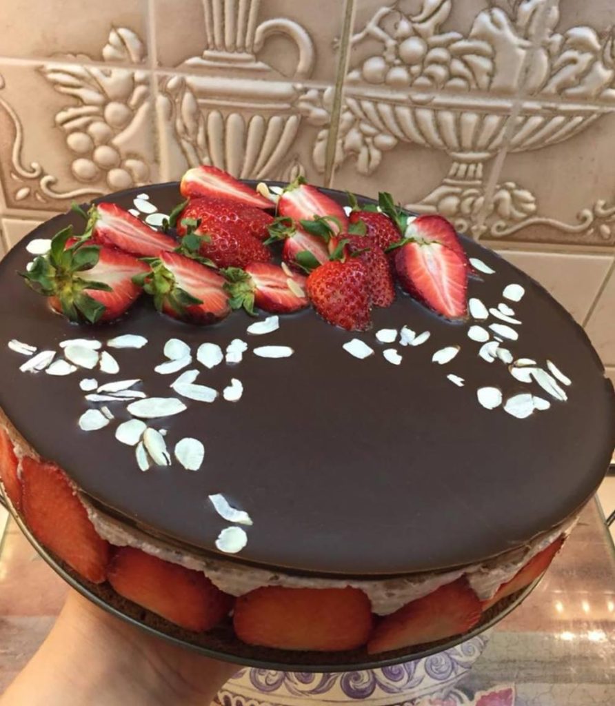 Erdbeercreme-Torte (glutenfrei, kohlenhydratreduziert, ohne ...